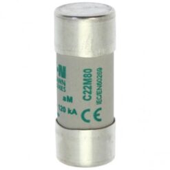 C22M80 CYLINDRICAL FUSE 22 x 58 80A AM 500V AC EATON ELECTRIC Fuse-link, LV, 80 A, AC 500 V, 22 x 58 mm, gL/..
