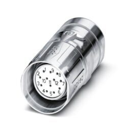 CA-12S1N8A8008S/VPE250 1105524 PHOENIX CONTACT Cable connector, CA, straight, shielded: yes, SPEEDCON lockin..