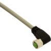 CD08/0B-050C5US MICRO DETECTORS Connector female M8 90° 4 poles cable PUR 5 m CSA
