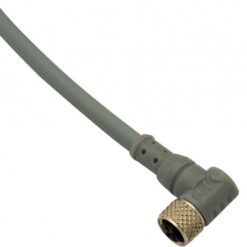 CD08/0B-100C5 MICRO DETECTORS Connector female M8 90° 4 poles cable PUR 10 m