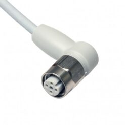 CD12F/0B-050C4 MICRO DETECTORS M12 female Connector 90° 4 poles Cable PP-EPDM 5m IP69K