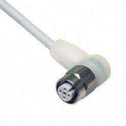 CD12F/LB-050C4 MICRO DETECTORS M12 female Connector Axial 4 poles Cable PP-EPDM 5m IP69K 3 led