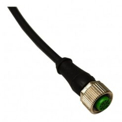 CD12M/0H-100A3 MICRO DETECTORS Connector female M12 Axial 5 poles cable PVC 10m
