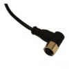 CD12M/AA-050C1 MICRO DETECTORS Connector Female M12 90° 3 poles NO cable PVC 5m