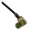 CD12M/DB-020C1 MICRO DETECTORS Connector Female M12 90° c/led DECOUT 4 poles cable PVC 2m