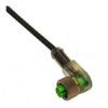 CD12M/PA-100C1 MICRO DETECTORS Connector Female M12 90° c/led PNP N0 3 poles cable PVC 10m