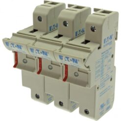 CH223DIU 3P 22x58 Neon Indicator Fuse Holder EATON ELECTRIC Fuse-holder, low voltage, 125 A, AC 690 V, 22 x ..