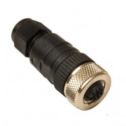 CL12/0B-00A MICRO DETECTORS Connector plug with terminals M12 4 poles female Axial