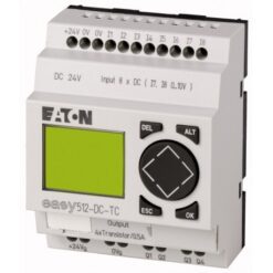 EASY512-DC-TC 274111 0004519760 EATON ELECTRIC Control relay, 24 V DC, 8DI(2AI), 4DO-Trans, display, time