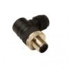 CV12/0H-00C MICRO DETECTORS Connector plug with terminals M12 5 poles male 90°