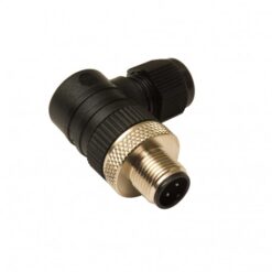 CV12/0H-00C MICRO DETECTORS Connector plug with terminals M12 5 poles male 90°