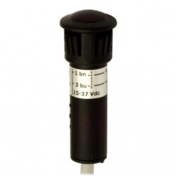DGE/11-3DEA MICRO DETECTORS Photoelectric sensor Emitter D10 mm clip Val 10…30Vdc cable 7 m