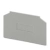 D-OTTA 6-T 0790459 PHOENIX CONTACT End cover, Length: 69 mm, Width: 1.5 mm, Color: gray