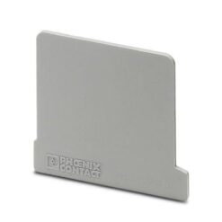 D-USK 4/10 0260028 PHOENIX CONTACT End cover, Length: 42.5 mm, Width: 1.3 mm, Color: gray