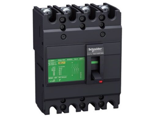 MCCB Easypact EZC100 - Cầu dao Aptomat tự động dạng khối Schneider EZC 4P N 100A
