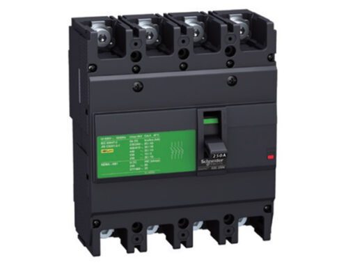 MCCB Easypact EZC250 - Cầu dao Aptomat tự động dạng khối Schneider EZC 4P N 200A