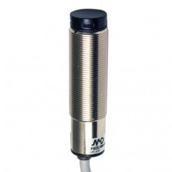 FAR2/BP-1A MICRO DETECTORS Photoelectric sensor Axial diffuse 100 mm PNP NO+NC metallic cable 2m axial