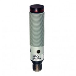 FAR3/BP-0E MICRO DETECTORS Photoelectric sensor Axial diffuse 100 mm, with adjustment, PNP NO+NC plastic plu..