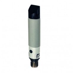 FARN/BP-2E MICRO DETECTORS Photoelectric sensor 90° polarised 2 m, adjustment PNP NO+NC plastic plug M12