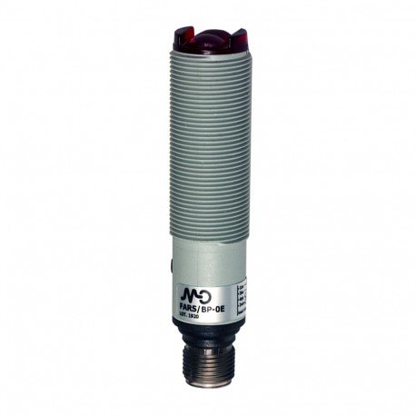 FARS/BP-0E MICRO DETECTORS Photoelectric sensor Axial BGS 30-130 mm, adjustment PNP NO+NC plastic plug M12 FARS/BP-0E MICRO DETECTORS Photoelectric sensor Axial BGS 30-130 mm, adjustment PNP NO+NC plastic plug M12