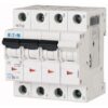 FAZ6-B50/3N 239163 EATON ELECTRIC Miniature circuit breaker (MCB), 50A, 3pole+N, type B characteristic, 6 kA