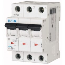 FAZ6-D2,5/3 177437 EATON ELECTRIC Miniature circuit breaker (MCB), 2.5 A, 3p, characteristic: D, 6 kA