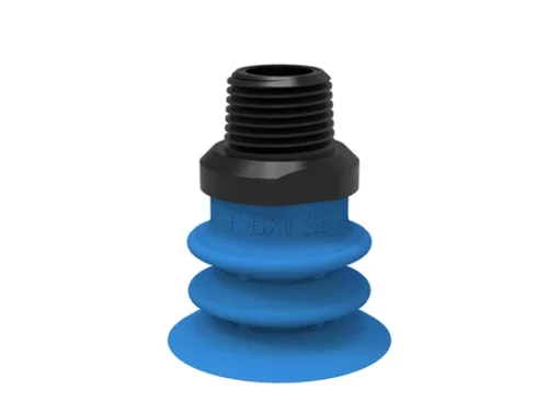 Suction cup F-BXT35 Silicone 3/8" NPT male, with dual flow control valve