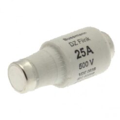 FUSE 25A DII/E27 500VAC 25D27Q 1601269 EATON ELECTRIC Fuse-link, LV, 25 A, AC 500 V, D2, gR, IEC, fast acting