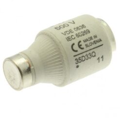FUSE 35A DIII/E33 500VAC 35D33Q 1601272 EATON ELECTRIC Fuse-link, low voltage, 35 A, AC 500 V, D3, 27 x 16 m..