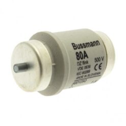 FUSE 80A DIV 500VAC 80D125Q EATON ELECTRIC cartridge fuse, BT, 80 A, AC 500 V, D4, gR, DIN, IEC, fast acting