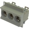 FUSE-BASE D02 3POL DIN HUT TFRN02C 1601295 EATON ELECTRIC Fuse-base, LV, 63 A, AC 400 V, D02, 3P, IEC, DIN r..