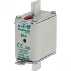 FUSE NH 00 AM 63A 500V D.I. 63NHM00B EATON ELECTRIC cartridge fuse, BT, 63 A, AC 500 V, NH00, aM, IEC, indic..