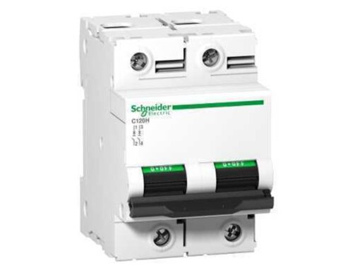MCB Tép C120H,C120N - MCB Acti9-Cầu dao Aptomat tự động Schneider C120H 2P 100A C