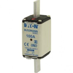 Low Voltage NH 100NHFF1BI-400 EATON ELECTRIC Fuse-link, LV, 100 A, AC 400 V, NH1, gFF, IEC, dual indicator, ..