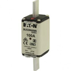 Low Voltage NH 100NHG1BI EATON ELECTRIC Fuse-link, LV, 100 A, AC 500 V, NH1, gL/gG, IEC, dual indicator, ins..