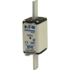 Low Voltage NH 160NHFF02BI-400 EATON ELECTRIC Fuse-link, LV, 160 A, AC 400 V, NH02, gFF, IEC, dual indicator..