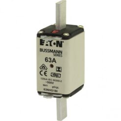 Low Voltage NH 63NHG1BI EATON ELECTRIC Fuse-link, LV, 63 A, AC 500 V, NH1, gL/gG, IEC, dual indicator, insul..