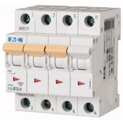 PLS6-B13/3N-MW 242990 EATON ELECTRIC Over current switch, 13A, 3pole+N, type B characteristic