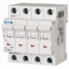 PLS6-B2,5/4-MW 243050 EATON ELECTRIC Over current switch, 2, 5 A, 4 p, type B characteristic