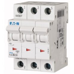 PLS6-B3,5/3-MW 242914 EATON ELECTRIC Over current switch, 3, 5 A, 3 p, type B characteristic