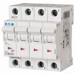 PLS6-B3,5/3N-MW 242983 EATON ELECTRIC Over current switch, 3, 5 A, 3pole+N, type B characteristic