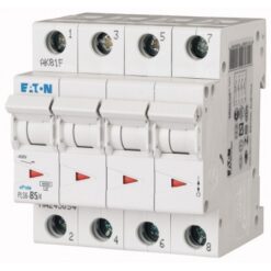 PLS6-B5/4-MW 243054 EATON ELECTRIC Over current switch, 5A, 4 p, type B characteristic