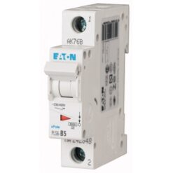 PLS6-B5-MW 242648 EATON ELECTRIC Over current switch, 5A, 1p, type B characteristic