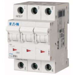 PLS6-B50/3-MW 242928 EATON ELECTRIC Over current switch, 50A, 3 p, type B characteristic