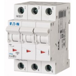 PLS6-C0,16/3N-MW 242999 EATON ELECTRIC Over current switch, 0, 16 A, 3pole+N, type C characteristic
