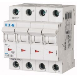 PLS6-C1,5/4-MW 243073 EATON ELECTRIC Over current switch, 1, 5 A, 4 p, type C characteristic