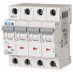 PLS6-C16/4-MW 243087 EATON ELECTRIC Over current switch, 16A, 4 p, type C characteristic