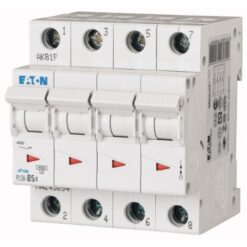 PLS6-C5/4-MW 243080 EATON ELECTRIC Over current switch, 5A, 4 p, type C characteristic