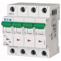 PLS6-C6/4-MW 243081 EATON ELECTRIC Over current switch, 6A, 4 p, type C characteristic