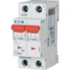 PLS6-D10/2-MW 242899 EATON ELECTRIC Over current switch, 10A, 2 p, type D characteristic